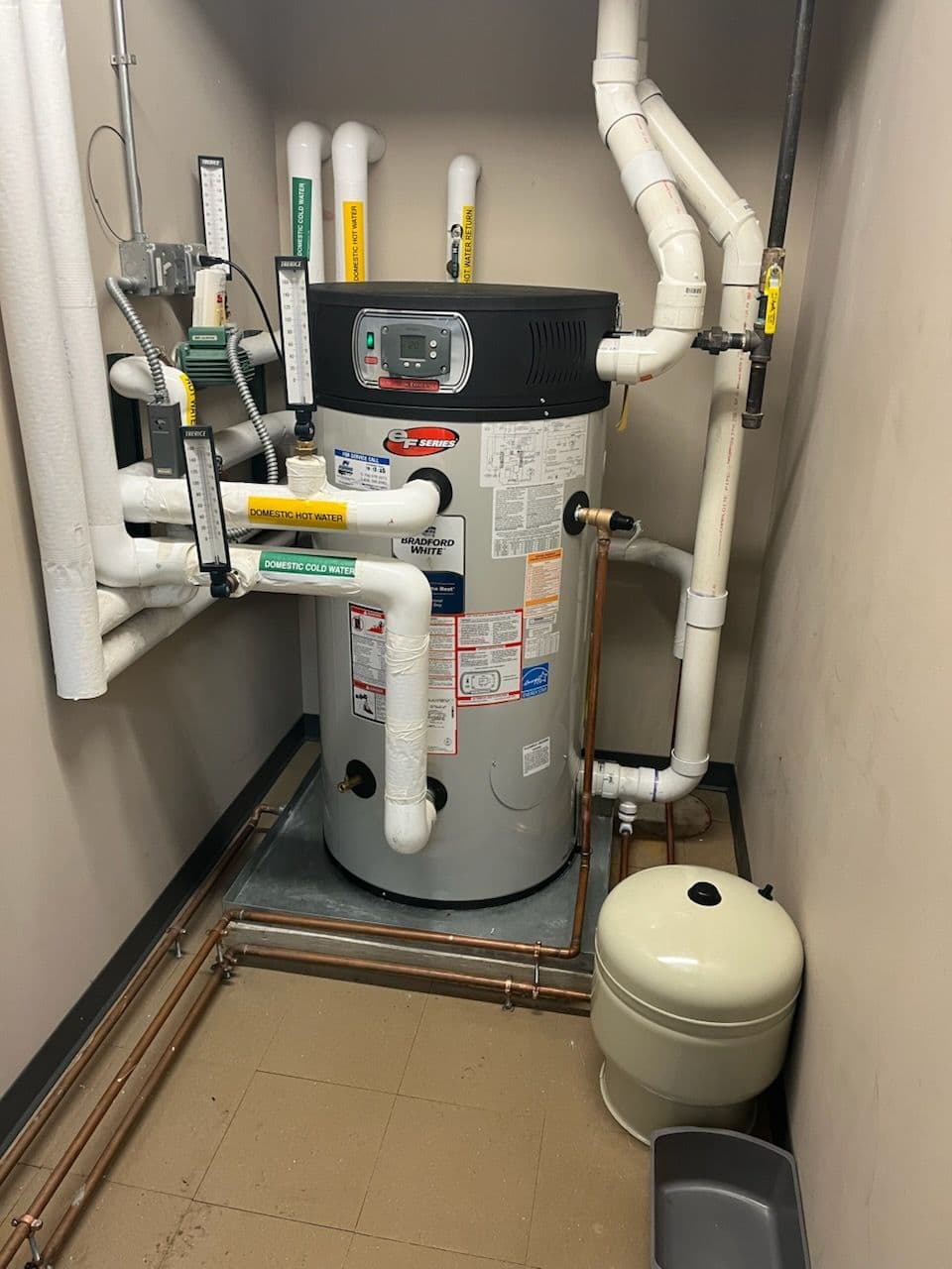 Project Seamless Boiler Room Upgrade with Bradford White image
