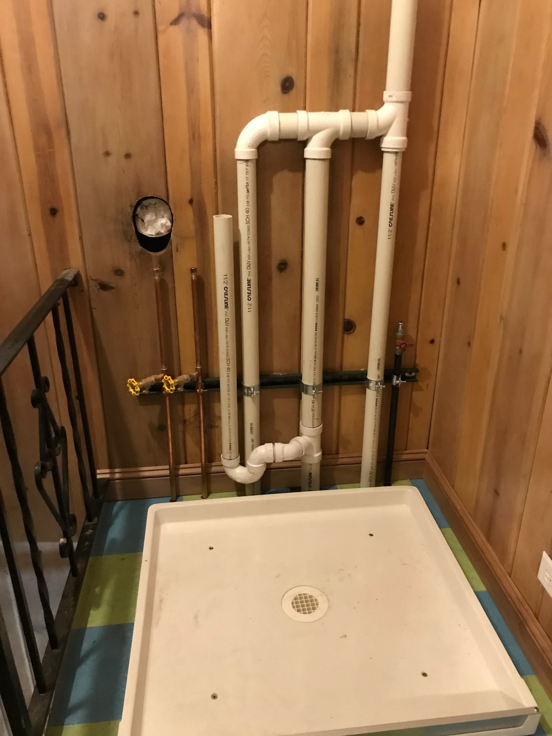 Efficient Plumbing Setup in Northbrook Laundry Room image