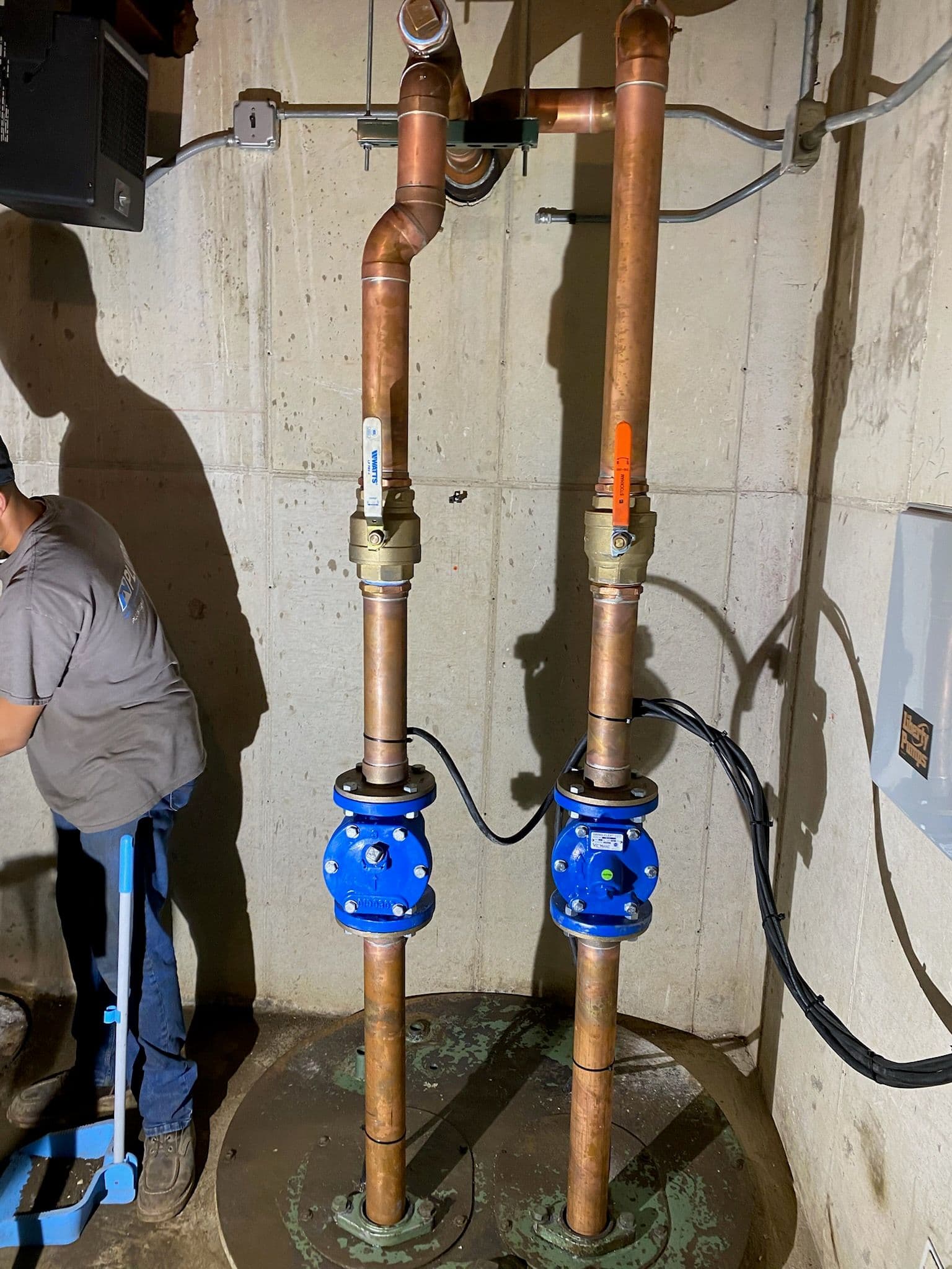 Duplex Ejector Pump Installation Arlington Heights image