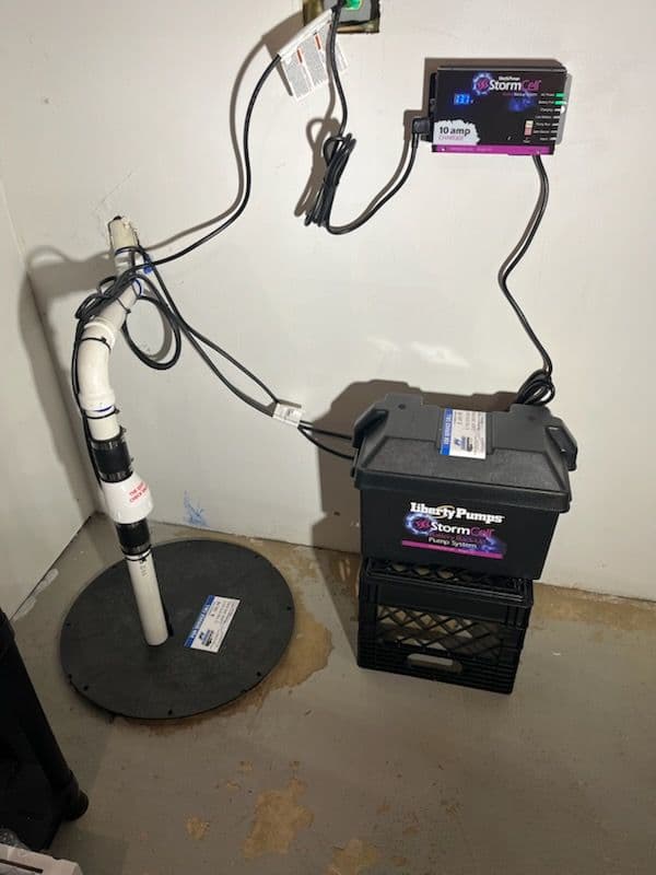 Gallery photos for Reliable Sump Pump Installation with Backup System: Image #1